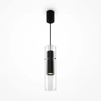 Светильник подвесной Maytoni MOD326PL-01B, 1хGU10, 50Вт, 32х8 см, цвет чёрный