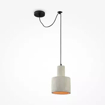 Светильник подвесной Maytoni T439-PL-01-GR, 1хE27, 60Вт, 16х16х222 см, цвет чёрный