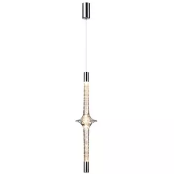 Светильник подвесной Odeon Light. Olla, 7Вт, Led, 1200х110х110 мм, цвет хром, прозрачный