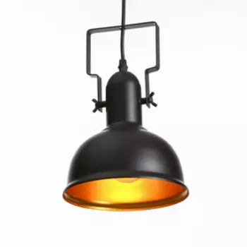 Светильник подвесной "Одер" черный 1х40Вт Е27 18х18х26,5 см