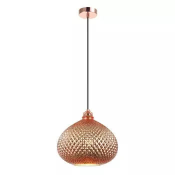 Светильник подвесной Olma 1xE27 40Вт, размер 30x30x150 см, цвет медь