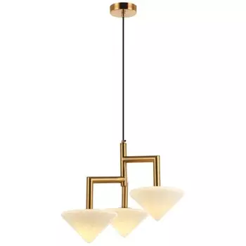 Светильник подвесной Pilze 3xG9 LED 5Вт, размер 47,5x47,5x42,5-150 см, цвет бронза