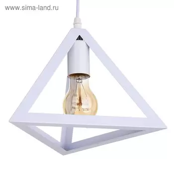 Светильник подвесной «Пирамида» 140 Вт E27 белый 1616116 см