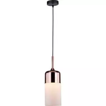 Светильник подвесной Rima 1xE27 40Вт, размер 13x13x44,5-135 см, цвет медь