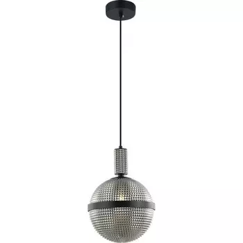 Светильник подвесной Rope 1xE27 40Вт, размер 25x25x41-150 см, цвет чёрный