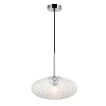 Светильник подвесной Roxie 1xE27 40Вт, размер 29,5x29,5x33-150 см, цвет хром