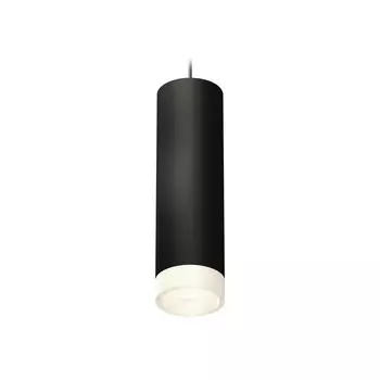 Светильник подвесной с акрилом Ambrella light, XP8192002, GX53 LED 12 Вт, цвет чёрный песок, белый матовый
