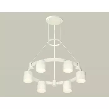 Светильник подвесной с акрилом Ambrella light, XR92031204, GX53 LED 12 Вт, цвет белый песок, белый матовый