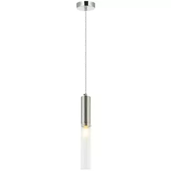 Светильник подвесной Satori 1xE14 40Вт, размер 5x5x41-150 см, цвет никель