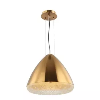Светильник подвесной Senso 1xE27 40Вт, размер 37x37x35-150 см, цвет бронза