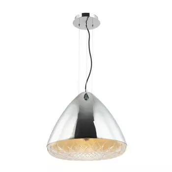 Светильник подвесной Senso 1xE27 40Вт, размер 37x37x35-150 см, цвет хром