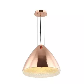 Светильник подвесной Senso 1xE27 40Вт, размер 37x37x35-150 см, цвет медь