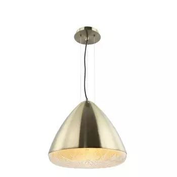 Светильник подвесной Senso 1xE27 40Вт, размер 37x37x35-150 см, цвет золото