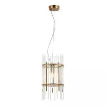 Светильник подвесной Sia 1xE14 40Вт, размер 20x20x43-150 см, цвет бронза