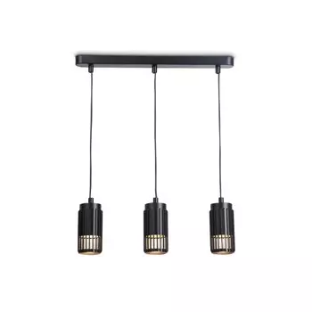 Светильник подвесной со сменной лампой Ambrella light, Techno family, TN51699, 3хGU10, цвет чёрный