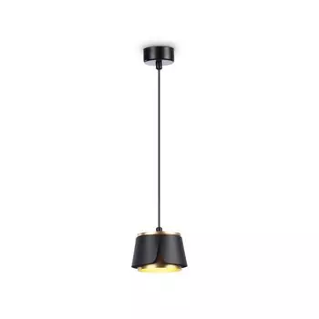 Светильник подвесной со сменной лампой Ambrella light, Techno family, TN71247, GX53, цвет чёрный, золото