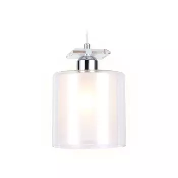 Светильник подвесной со сменной лампой Ambrella light, Traditional, TR3577, E27, цвет хром