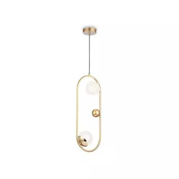 Светильник подвесной со сменной лампой Ambrella light, Crystal, TR5431, 2хG9, цвет золото