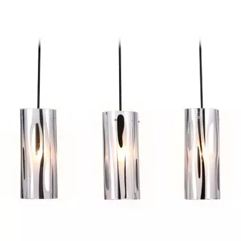 Светильник подвесной со сменной лампой Ambrella light, Traditional, TR3590, 3хE27, цвет хром