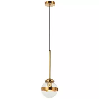 Светильник подвесной Sogno 1xE27 40Вт, размер 14x14x47-150 см, цвет бронза