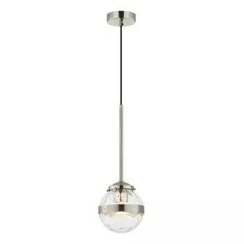 Светильник подвесной Sogno 1xE27 40Вт, размер 14x14x47-150 см, цвет никель