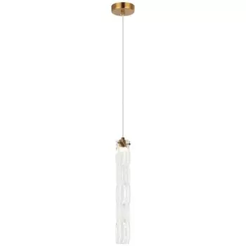 Светильник подвесной Still 1xLED 6Вт, размер 6x6x44,5-150 см, цвет бронза