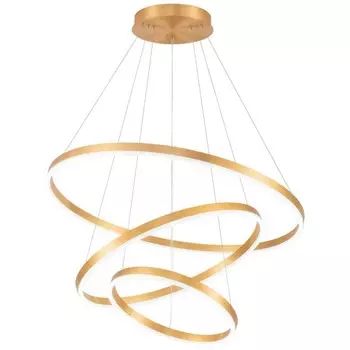 Светильник подвесной светодиодный Planetary 3xLED 110Вт, размер 80x80x30-130 см, цвет бронза