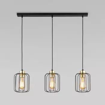Светильник подвесной TK Lighting Galaxy New 4716, E27, 3х60Вт, 740х150х1200 мм, цвет чёрный