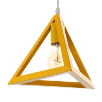 Светильник BayerLux Подвес «Треугольник» 140 Вт E27 желтый 161618-116 см