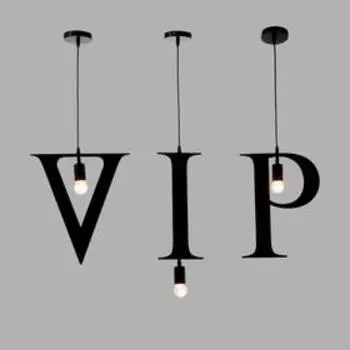 Светильник подвесной "VIP" 3х40Вт E27 черный