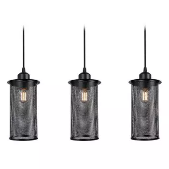 Светильник подвесной в стиле лофт Ambrella light, Traditional, TR8164, 3хE27, цвет чёрный