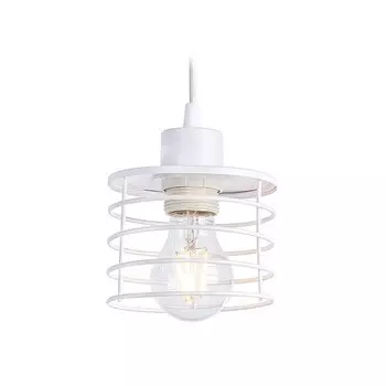 Светильник подвесной в стиле лофт Ambrella light, Traditional, TR8065, E27, цвет белый