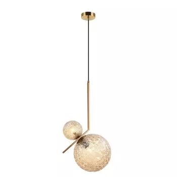 Светильник подвесной Zaira 2xE27 40Вт, размер 33x25x66-150 см, цвет бронза