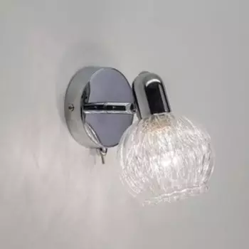 Светильник Попурри, 1x60Вт E14 хром