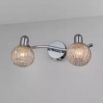 Светильник Попурри, 2x60Вт E14 хром