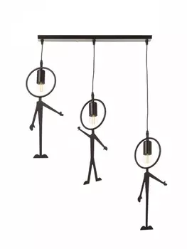 Светильник Posatore 340 Вт Е27 черный 522010 см