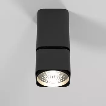 Светильник потолочный акцентный Elektrostandard, Cubus LED 10 Вт, 55x55x140 мм, IP20, цвет чёрный