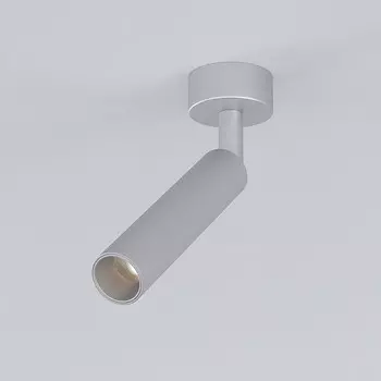 Светильник потолочный акцентный Elektrostandard, Diffe LED 5 Вт, 27x27x178 мм, IP20, цвет серебряный