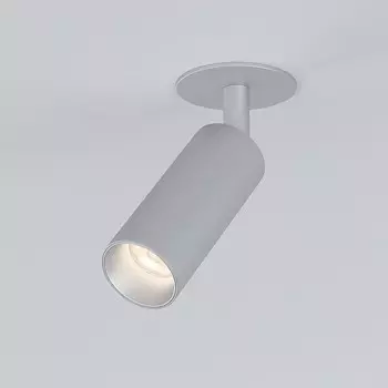Светильник потолочный акцентный Elektrostandard, Diffe LED 8 Вт, 39x39x153 мм, IP20, цвет серебряный