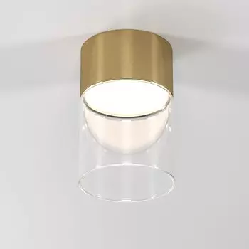 Светильник потолочный акцентный Elektrostandard, Lumen LED 10 Вт, 80x80x120 мм, IP20, цвет латунь