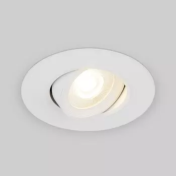 Светильник потолочный акцентный Elektrostandard, Plasti LED 6 Вт, 90x90x2 мм, IP20, цвет белый