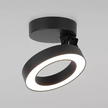 Светильник потолочный акцентный Elektrostandard, Spila LED 12 Вт, 135x135x80 мм, IP20, цвет чёрный