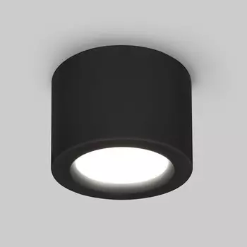 Светильник потолочный акцентный (спот) Elektrostandard, DLR026 LED 6 Вт, 104x104x75 мм, IP20, цвет чёрный матовый