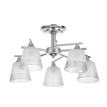 Светильник потолочный «Ангела», 525227 , 560 Вт Е27, хром