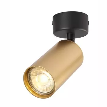 Светильник потолочный Crystal Lux, Clt 015 1400/232, GU10, 1х50 Вт, 4х5,6 см, цвет чёрный