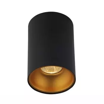 Светильник потолочный Crystal Lux, Clt 411 1400/107, GU10, 1х50 Вт, 4х9,6 см, цвет чёрный