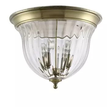 Светильник потолочный Crystal Lux, Jugo 0770/104, E14, 4х40 Вт, 33х24х45 см, цвет бронза