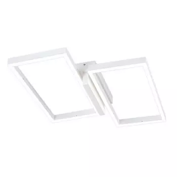 Светильник потолочный Escada, 10209/2LED White. 1х60Вт, LED, 3900Лм, 3000-6000KК, 540х460х90 мм, цвет белый/белый матовый