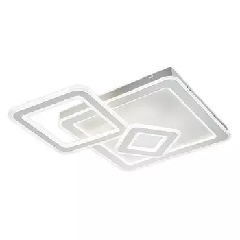 Светильник потолочный Escada, 10240/3LED. 1х180Вт, LED, 11431Лм, 3000-6500К, 620х550х120 мм, цвет белый