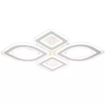 Светильник потолочный Escada, 10257/4LED. 1х105Вт, LED, 9988Лм, 3300/4000/6500К, 650х500х85 мм, цвет белый